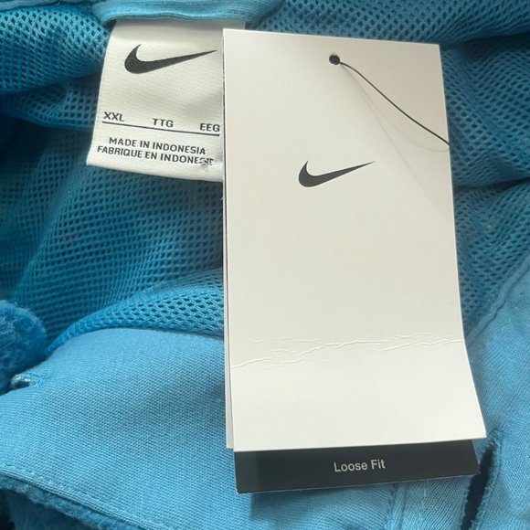 NEW Nike Lebron Sherpa Jacket Button-up Shirt Dutch Blue Loose Fit DA6707-469 XX - Picture 5 of 6